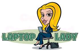 laptop lady